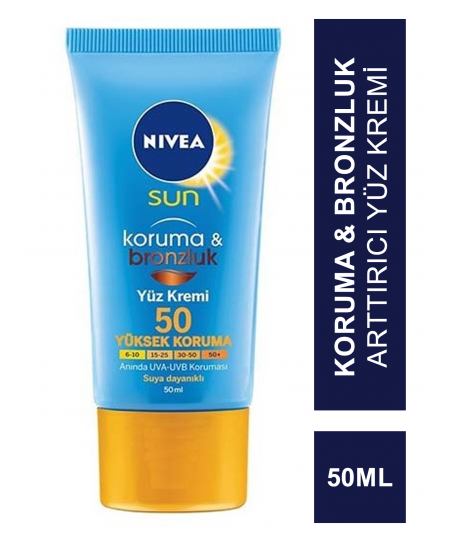 Nivea Sun SPF 50 50 ml Koruma Bronzluk Yüz Kremi Fiyatı ve Yorumları