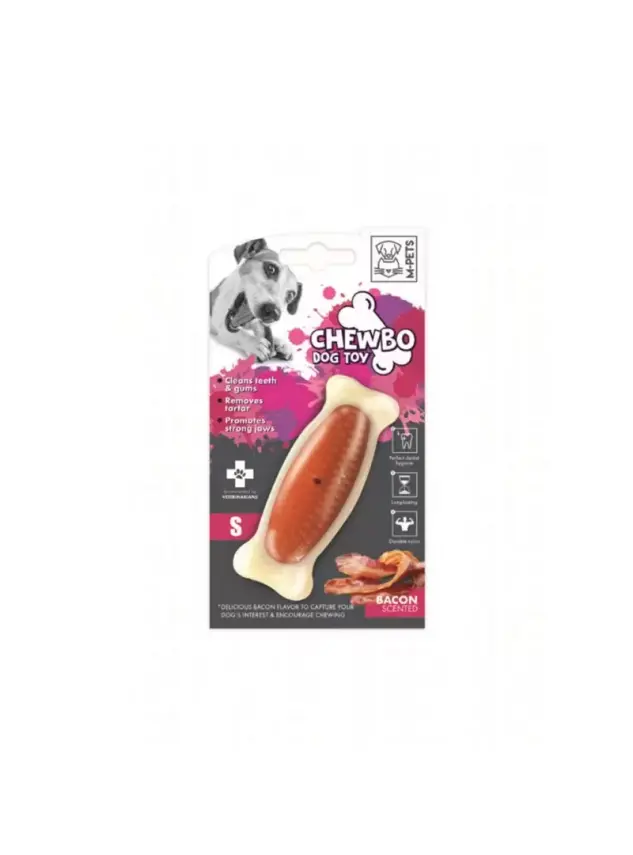 10632610 M-Pets Chewbo Bone Dental Et Aromalı Köpek Oyuncağı (S) - 1