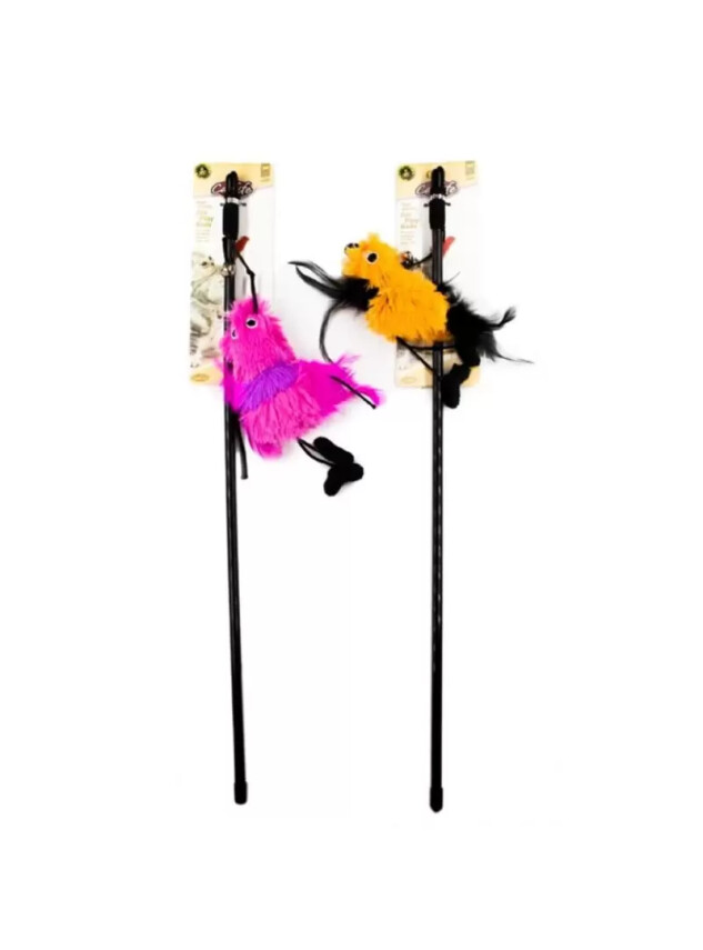 203575-Catlife Kediler İçin Oyuncak Olta Kuş Figürlü - DİĞER