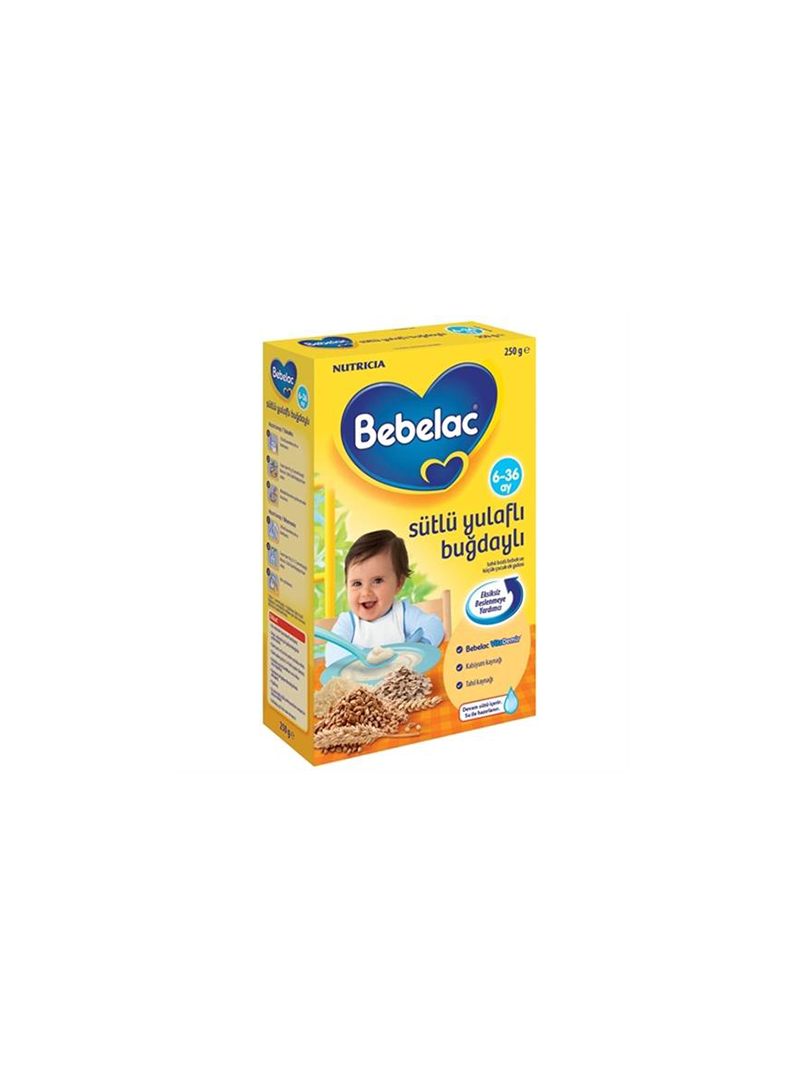 Bebelac Sütlü Yulaflı Buğdaylı Kaşık Maması 250 gr.