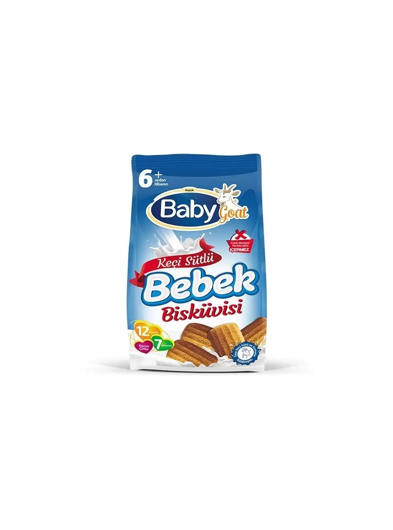 Baby Goat Keçi Sütlü Bebek Bisküvisi 200gr