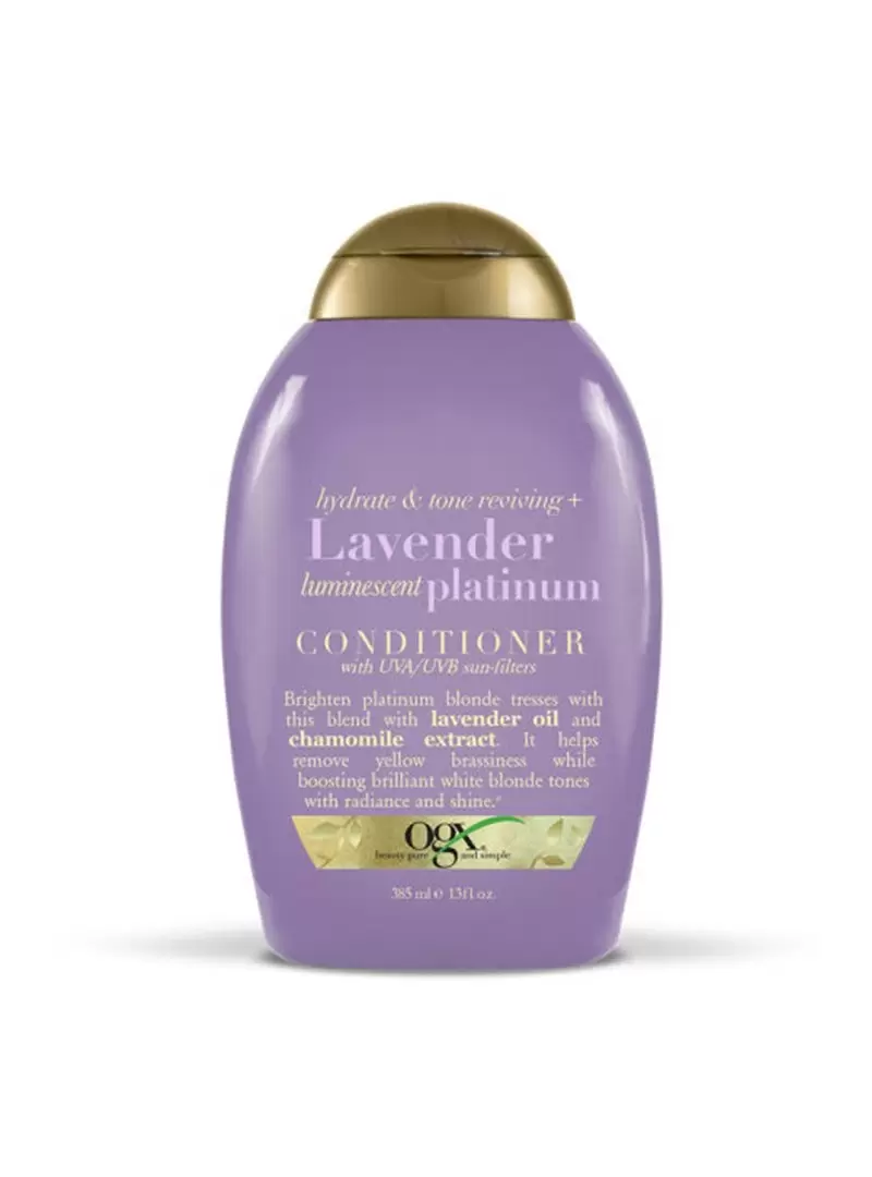 Organix Lavender Luminescent Platinum Conditioner 385ml