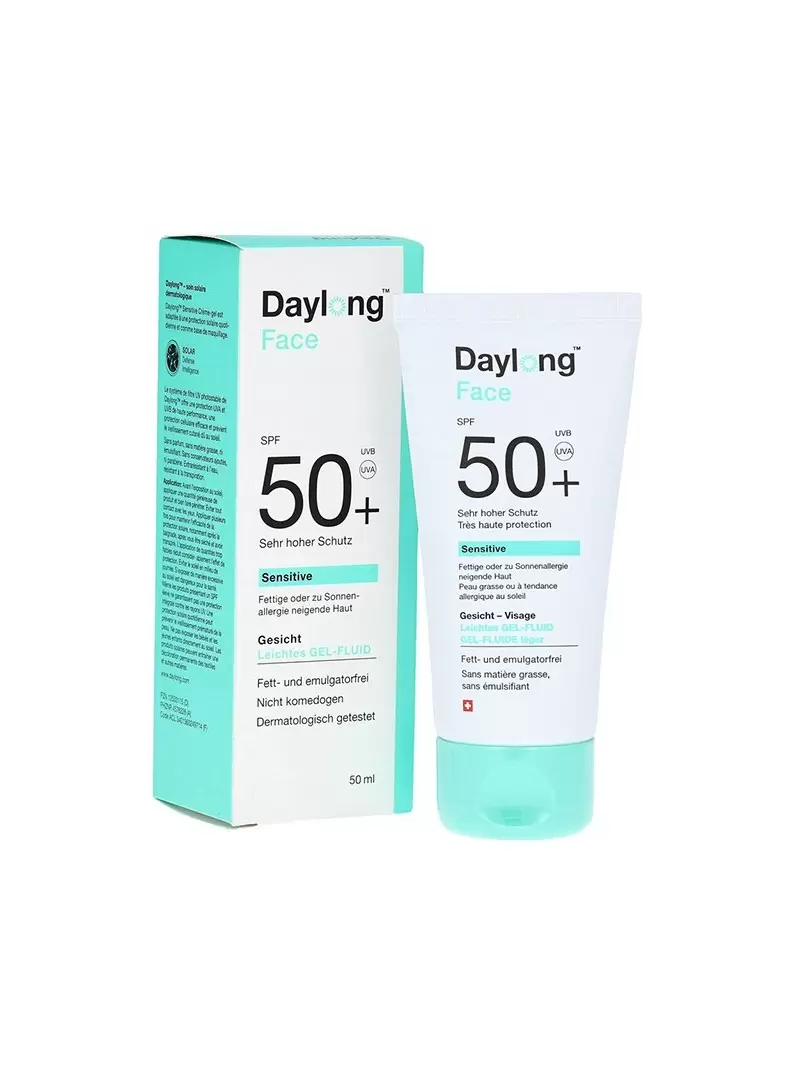 Daylong Face Spf50+ Sensitive Gel Fluid 50ml