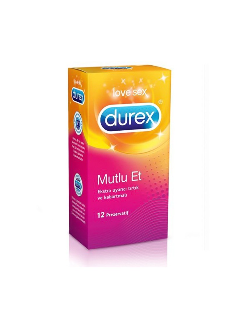 Durex Pleasuremax (Mutlu Et) Prezervatif 12'li