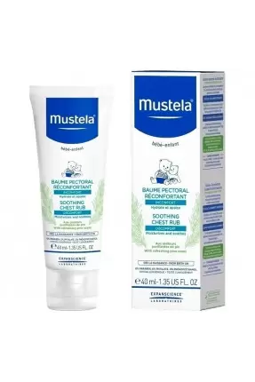 Mustela Soothing Chest Rub 40ml Rahatlatıcı Göğüs Balsamı 