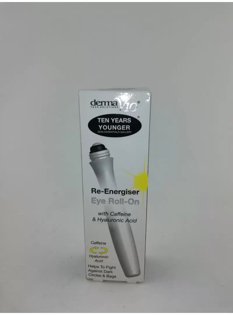 Derma V10 Ten Years Younger Caffeine Eye Roll On 15ml