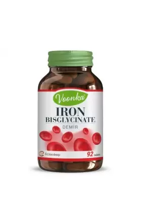 Voonka Iron Bisglycinate Demir 92 Kapsül