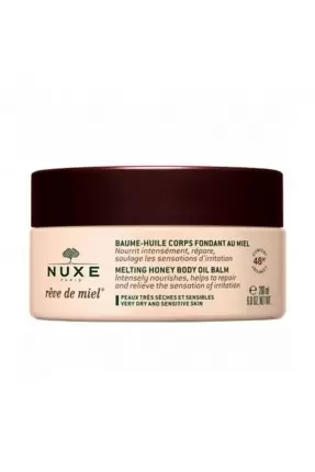 Nuxe Reve De Miel Melting Honey Body Oil Balm Ultra Nemlendirici Yatıştırıcı ve Onarıcı Yağ Krem 200 ml