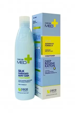 CeceMed Silk Advanced Formula Damaged And Dry Hair Conditioner Kuru -Yıpranmış -Atopik Saçlar İçin Saç Kremi 300 ml