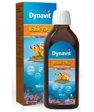 Dynavit Balık Yağı Portakal Aromalı 150 ml (S.K.T 01-2023)