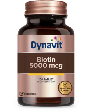 Dynavit Biotin 5000 mcg 100 Tablet