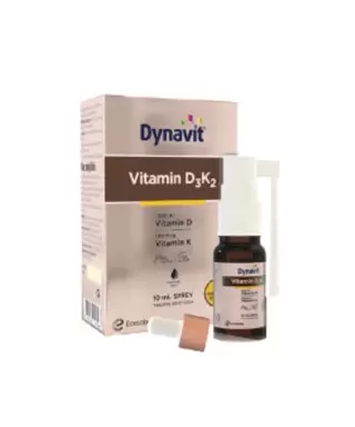 Dynavit Vitamin D3K2 Takviye Edici Gıda Sprey 10 ml (S.K.T 05-2023)