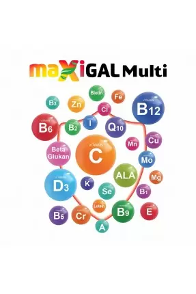 Maxigal Multivitamin Multimineral 30 Kapsül