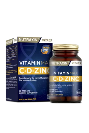 Nutraxin Vitamin Max C.D.Zinc 60 Tablet