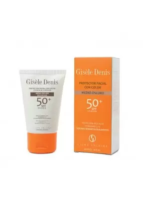 Gisele Denis Color Facial Suncreen Spf50+ Medium-Dark ( Yüz İçin Güneş Koruma Kremi ) 40 ml