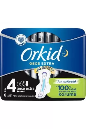 Orkid Ultra Extra 6'lı Gece (S.K.T 10-2022)