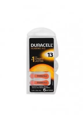 Duracell Activair İşitme Cihazı Pili 6'lı No: 13