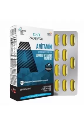 Zade Vital A Vitamini 3000 mg 30 Kapsül