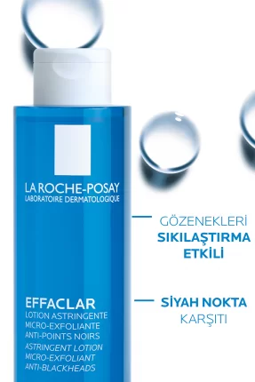 La Roche Posay Effaclar Mikro Soyucu Tonik Yağlı/Akneye Eğilim Gösteren Ciltler Ciltler Gözenek Sıkılaştırıcı 200 ml