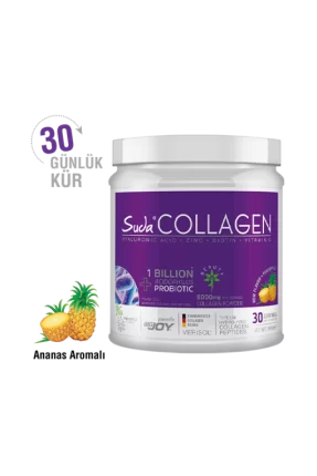 Suda Collagen + Probiyotik Ananas Aromalı Toz Kutu 300gr