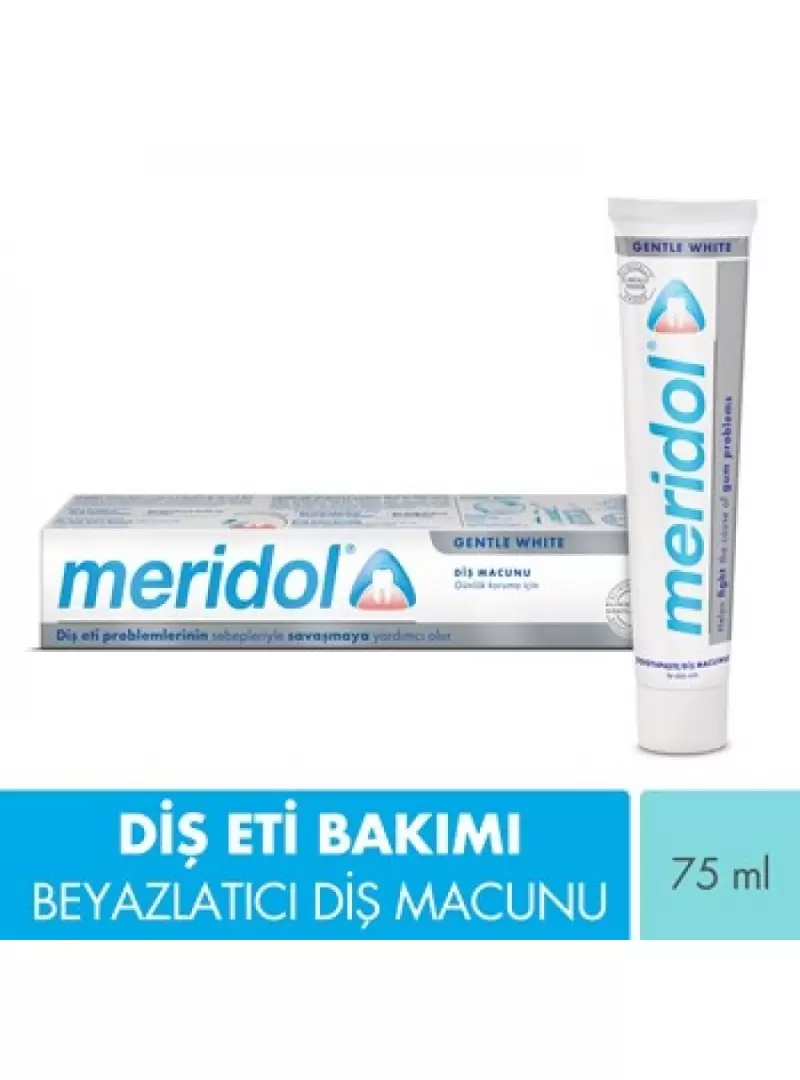 Meridol Gentle White Beyazlatıcı Diş Macunu 75 ml