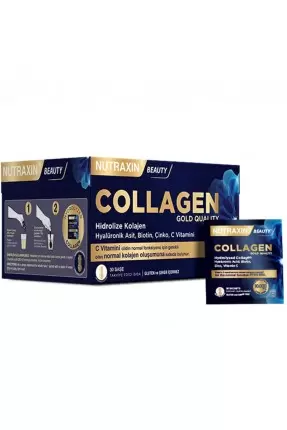 Nutraxin Beauty Collagen Gold Takviye Edici Gıda 30 Şase