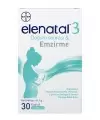 Elenatal 3 Multivitamin, Mineral ve Omega-3 İçeren Takviye Edici Gıda 30 Kapsül