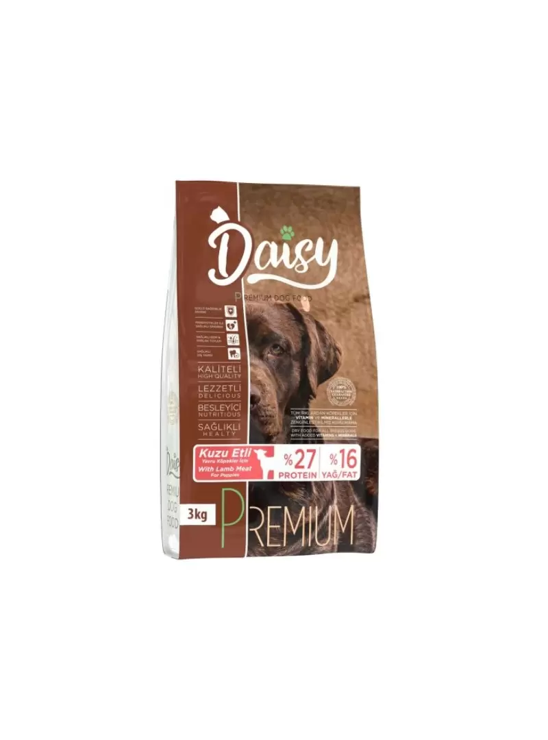 Daisy Premium Kuzu Etli Yavru Köpek Maması 3 Kg