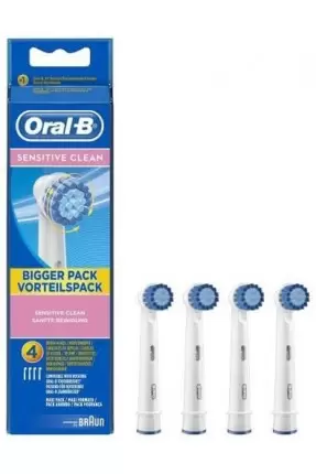 Oral-B Diş Fırçası Sensitive Clean Yedek Başlık 4'lü