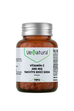 VeNatura Vitamin C 500 MG Takviye Edici Gıda 60 Kapsül