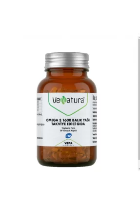 VeNatura Omega 3 1600 Balık Yağı 30 Yumuşak Kapsül