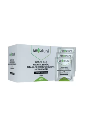 Venatura Methyl Plus Kreatin-Betain-Alfa Gliserofosfokolin ve B Vitaminleri 30 Saşe