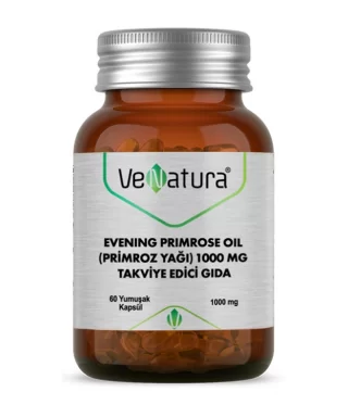 VeNatura Evening Primrose Oil (Primroz Yağı) 1000 mg 60 Kapsül