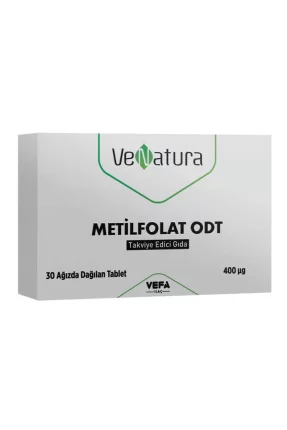 VeNatura Metilfolat Odt Takviye Edici Gıda 30 Tablet