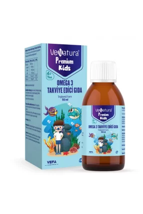 VeNatura Kids Premium Omega 3 Takviye Edici Gıda 150 ml