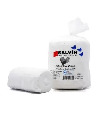 Salvin Hidrofil Rulo Pamuk 1000gr (S.K.T 12-2026)