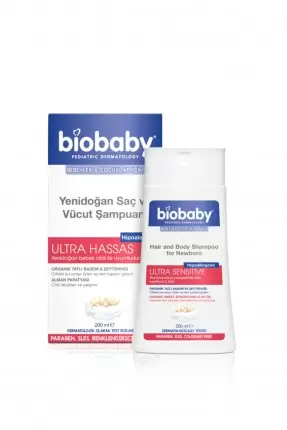 Biobaby Yenidoğan Saç ve Vücut Şampuanı 200 ml