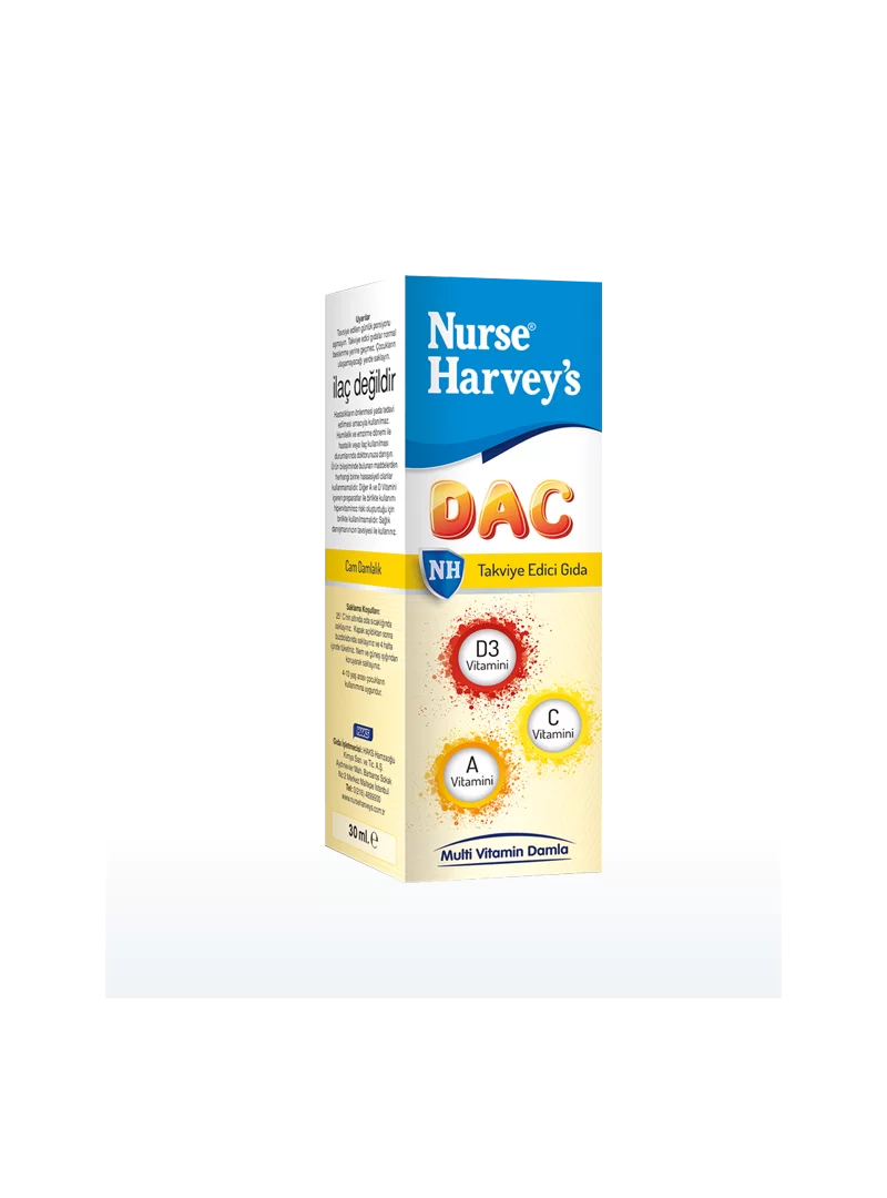 Outlet - Nurse Harveys DAC Multi Vitamin Damla 30 ml