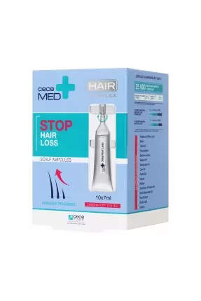 CeceMed Stop Hair Loss Scalp Ampoules Saç Dökülme Karşıtı Ampul 10x7ml