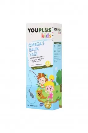 Youplus Kids Omega 3 Balık Yağı 150 ml