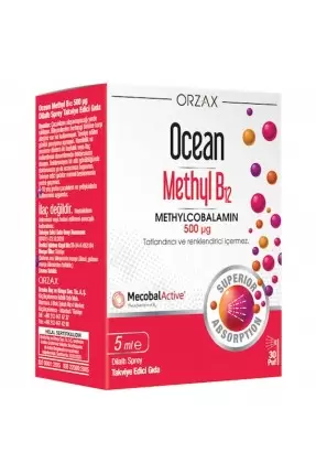 Ocean Methyl B12 500 mg Sprey 5 ml (S.K.T 03-2024)