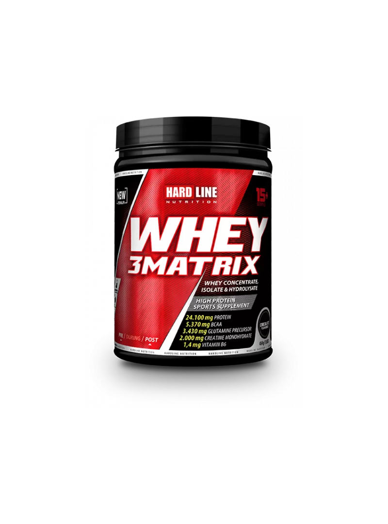 Hardline Whey 3Matrix ( Çikolata Aromalı ) 454 Gr