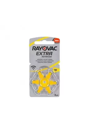 Rayovac Extra İşitme Cihazı Pili 6'lı No: 10