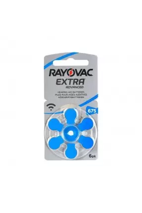 Rayovac Extra İşitme Cihazı Pili 6'lı No: 675