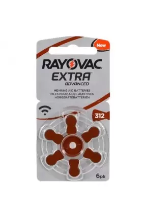 Rayovac Extra İşitme Cihazı Pili 6'lı No: 312