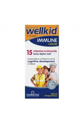 Outlet - Vitabiotics Wellkid Immune Liquid Sıvı Takviye 150 ml