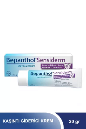 Bepanthol Sensiderm Krem 20 gr - Kaşıntı İçin Krem (S.K.T 08-2023)