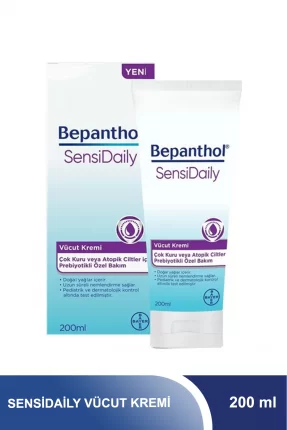 Bepanthol SensiDaily Vücut Kremi 200 ml (S.K.T 12-2023)