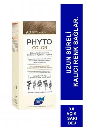 Phyto Color Bitkisel Saç Boyası 9.8 - Açık Sarı Bej Yeni Formül