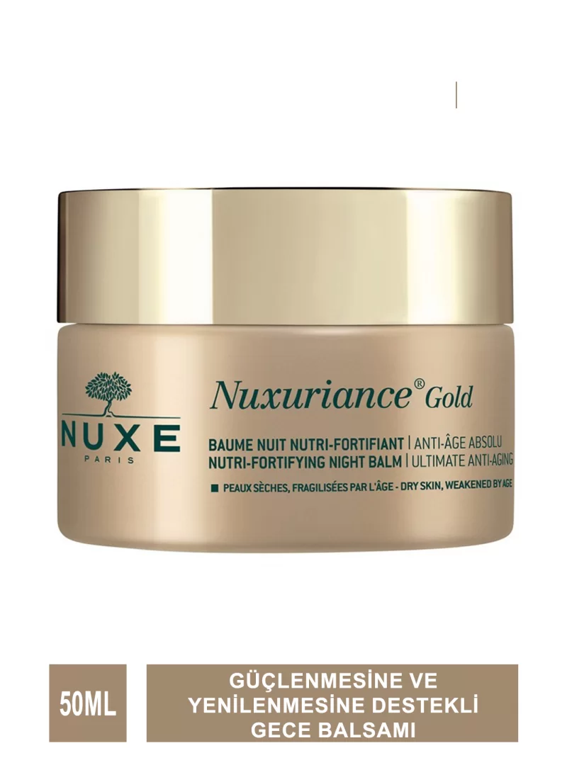 Nuxe Nuxuriance Gold Nutri Fortifying Night Balm Yaşlanma Karşıtı Gece Balsamı 50 ml